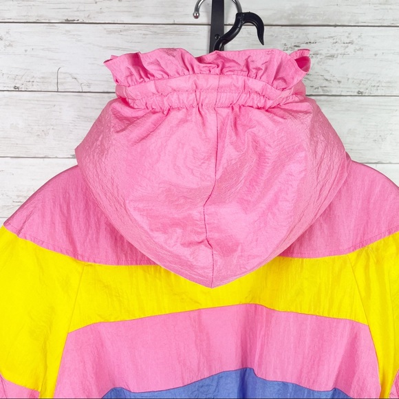 LoveShackFancy Modena Puffer Jacket Enchanted Rainbow Size Small - Picture 10 of 14